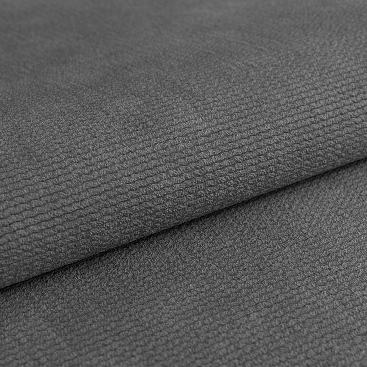Kutna Garnitura Volf - tamno siva/crna, Trend, tekstil/metal (261/203cm)