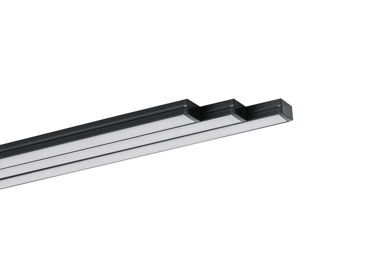 Led Panel Numik 22w - crna, Moderno, plastika (50/75/1,3/0,7cm) - Mömax