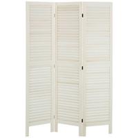 Paravent in Weiss - Weiss, Romantik / Landhaus, Holz/Holzwerkstoff (120/170/1,8cm) - Mömax