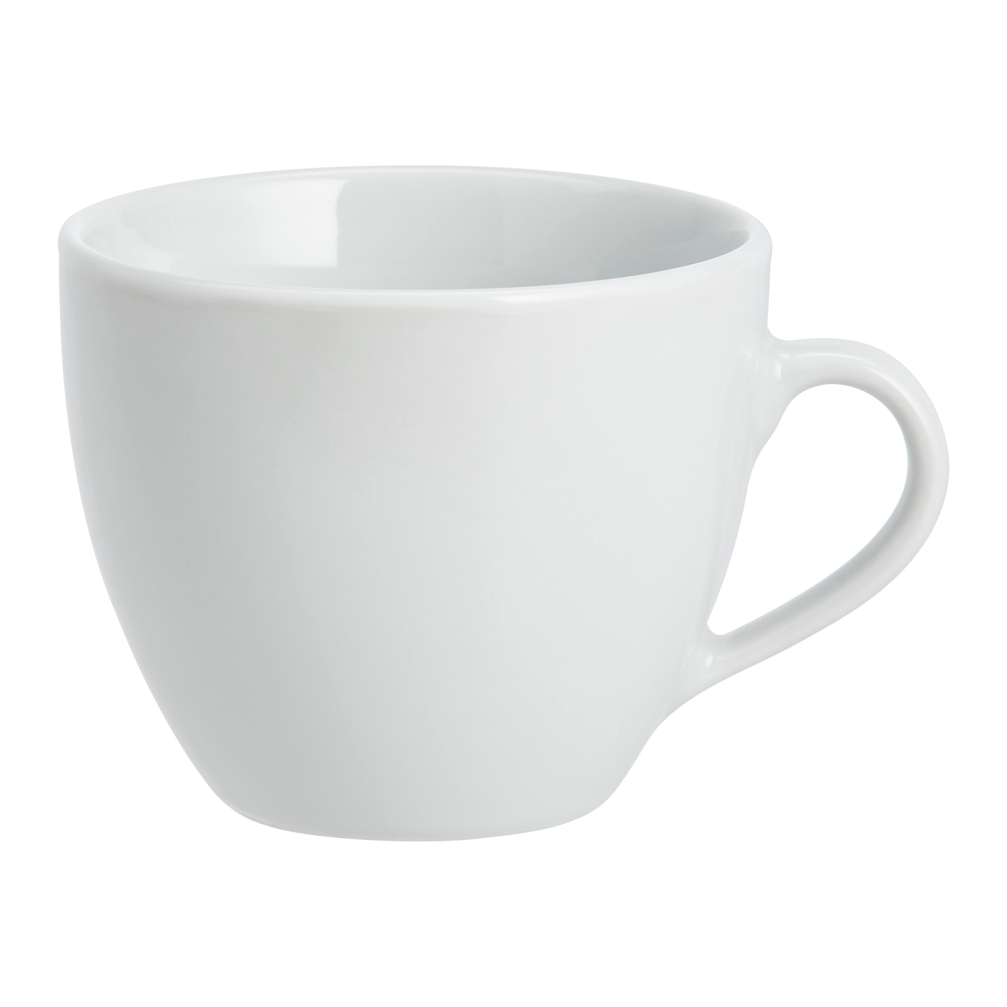 Kaffeetasse Katarina Weiß - Weiß, KONVENTIONELL, Keramik (8,4/7cm) - Based