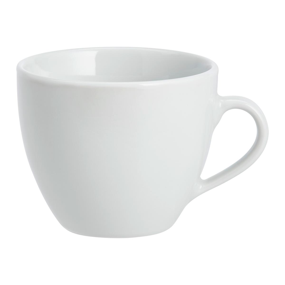 Kaffeetasse Katarina Weiss - Weiss, Konventionell, Keramik (8,4/7cm) - Based