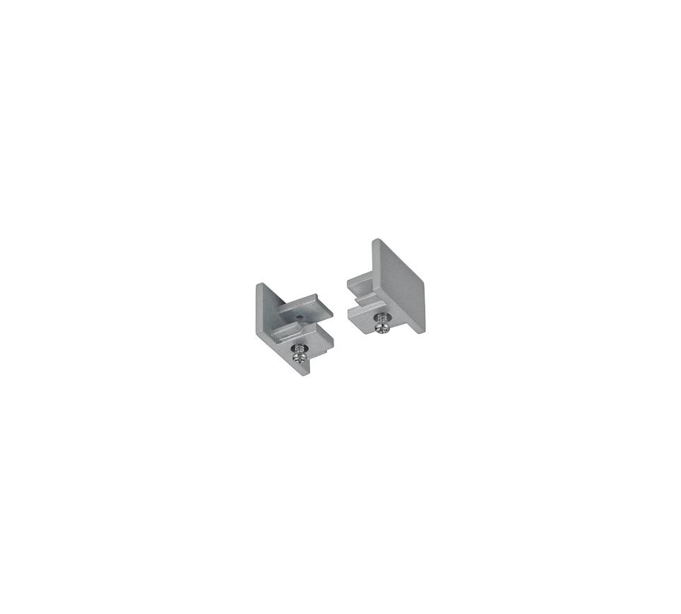 Schienensystem-Endkappe Duoline Titanfarben - Titanfarben, Basics, Kunststoff (3/2/1,8cm) - Trio Leuchten