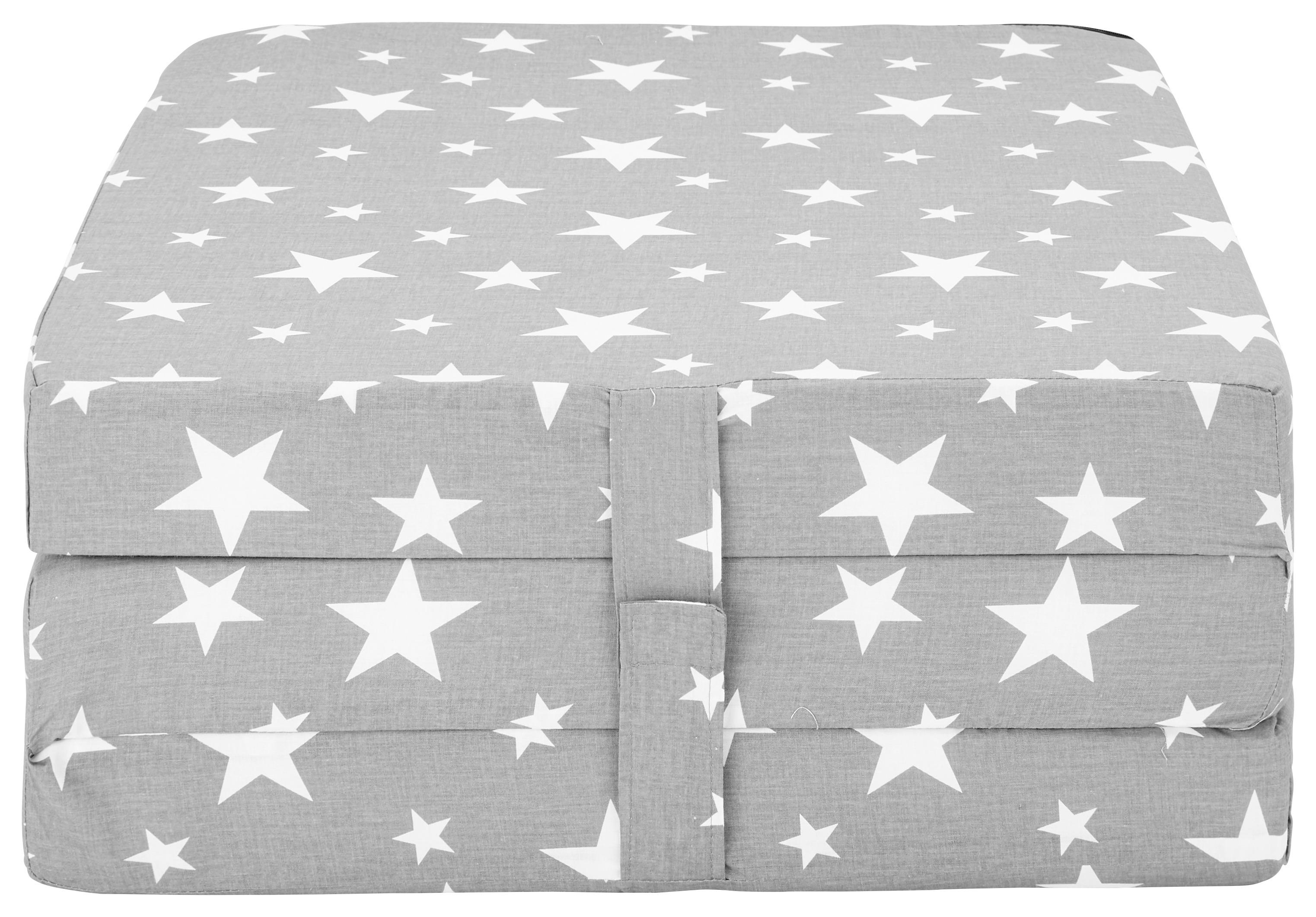 Faltmatratze in Grau ca. 185x62cm - Grau, Textil (62/185cm) - Modern Living