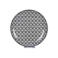 Farfurie pentru desert Shiva - alb/negru, Lifestyle, ceramică (20,4/2,5cm) - Mömax