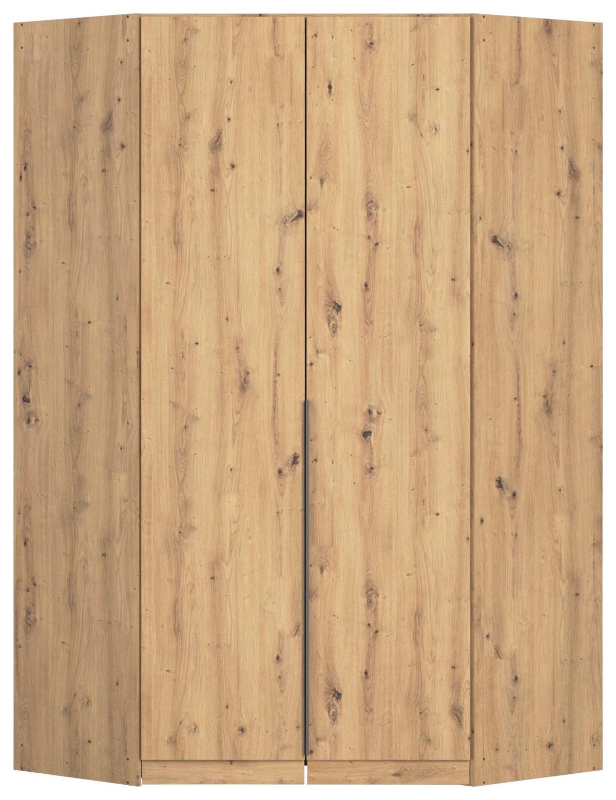 Kutni Ormar Za Odjeću Alabama - siva/tamno siva, Moderno, drvni materijal (117/229/117cm) - Modern Living