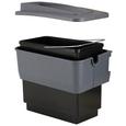 Einbauabfallsammler 512880 - Grau, Kunststoff (22/36,5/36cm) Einbauabfallsammler 512880 - Grau, Kunststoff (22/36,5/36cm)