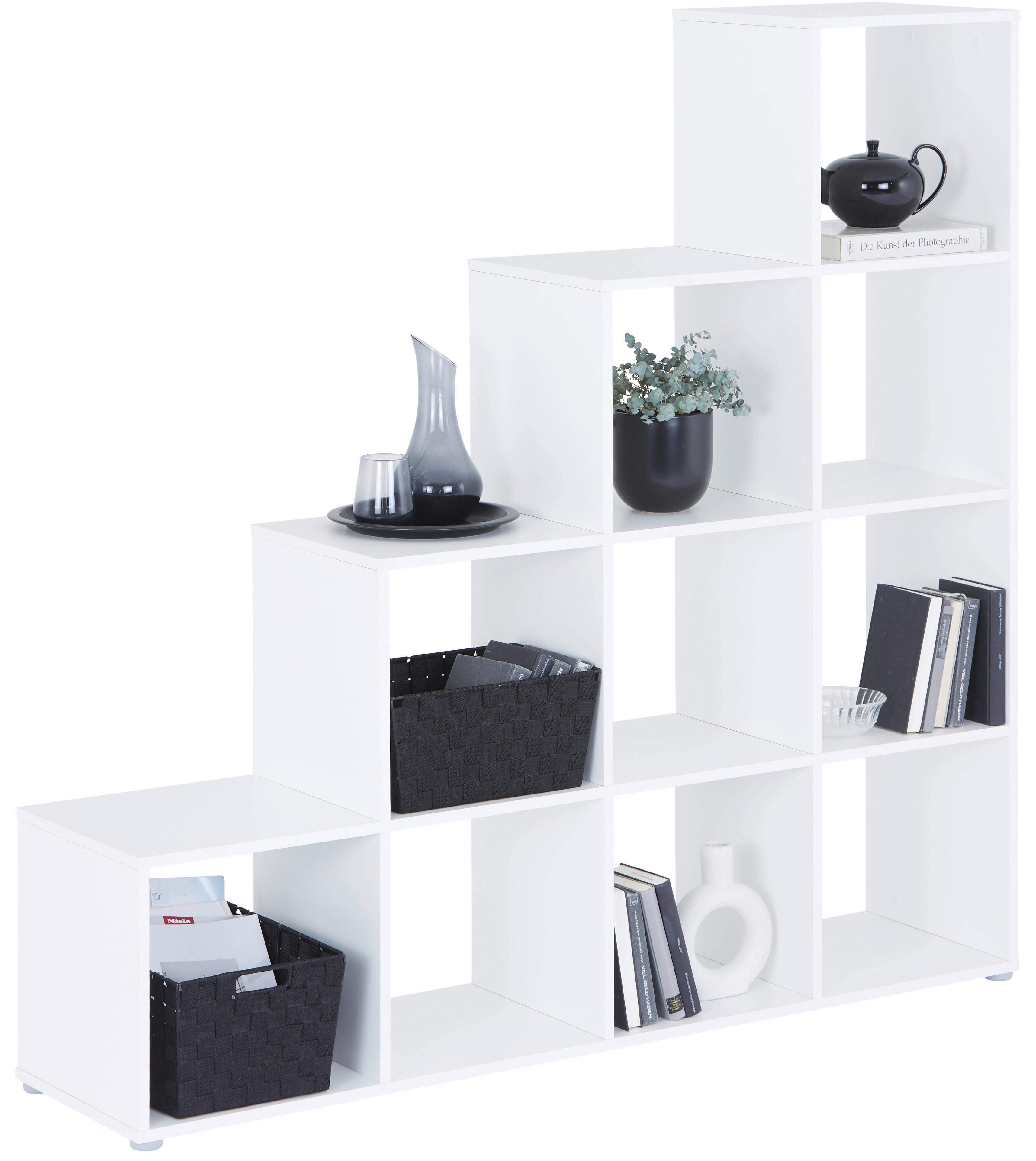 Separator de cameră PISA 4 - alb, Modern, material pe bază de lemn (149/148/35cm) - Modern Living