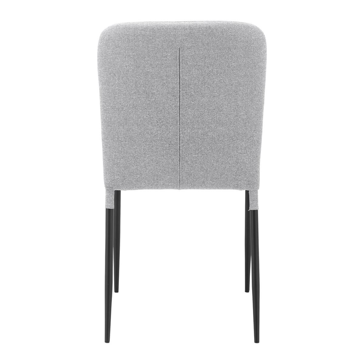 KRZESŁO NIO - jasnoszary/czarny, Modern, metal/drewno (43/86/53cm) - Bessagi Home