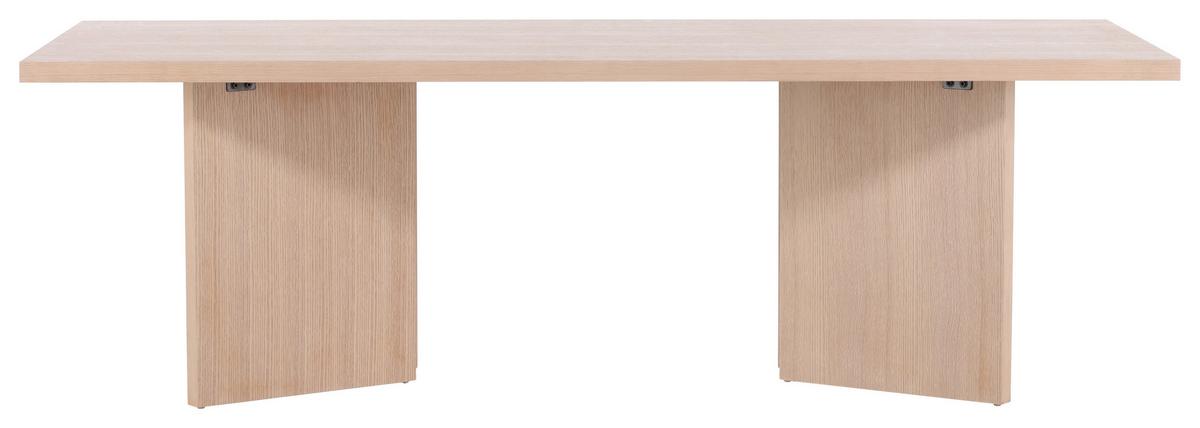 Esstisch Bassholmen ca. 240x100x74 cm Beige - Beige, Design, Holz/Holzwerkstoff (240/100/74cm) - Livetastic