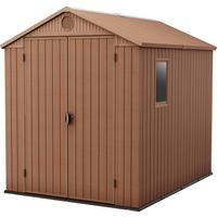 Kerti Ház Darwin 6x8 - barna, műanyag (190/221/244cm) - Keter