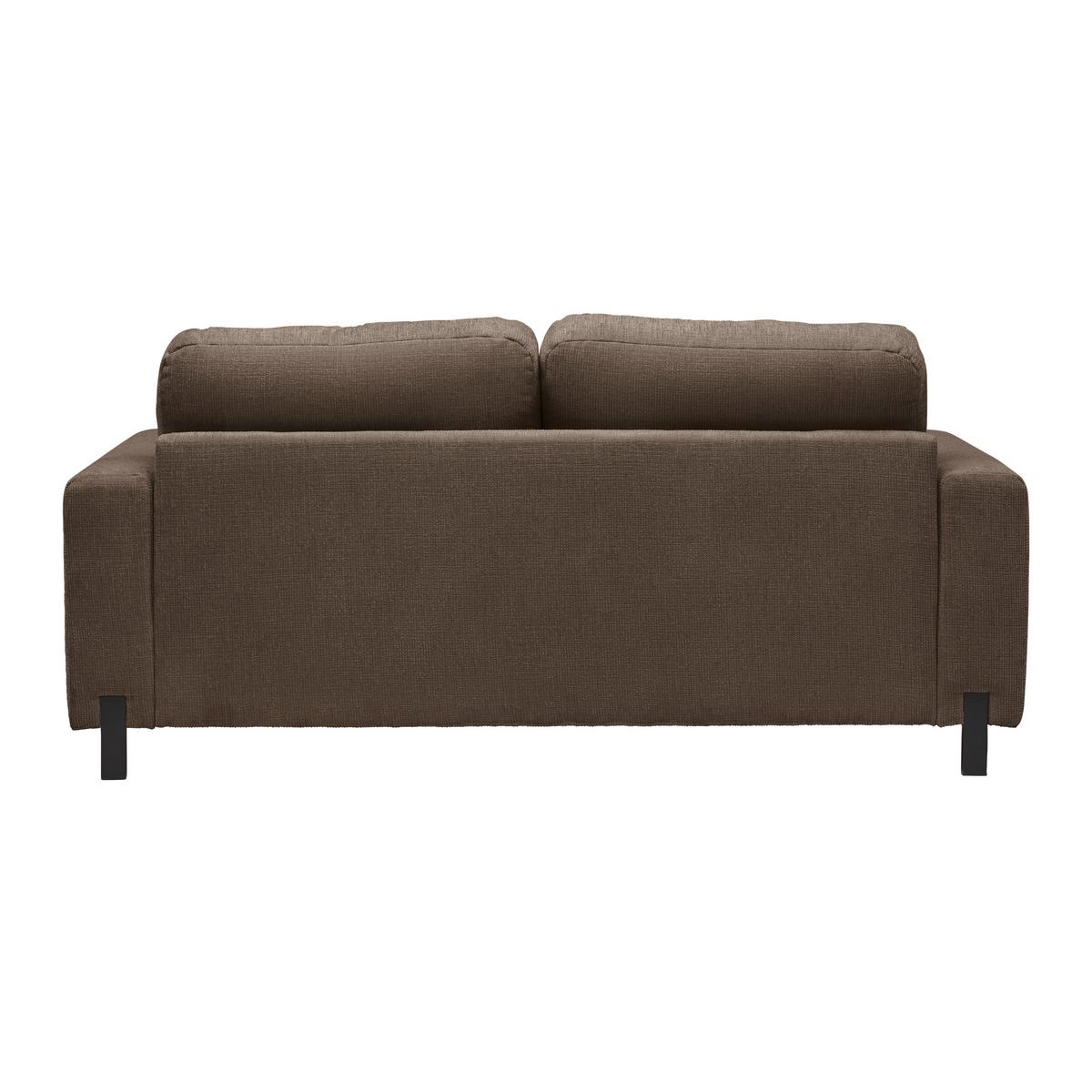 2-Sitzer-Sofa Piega Taupe - Taupe/Schwarz, MODERN, Textil/Metall (189/66-87/96cm) - Mömax
