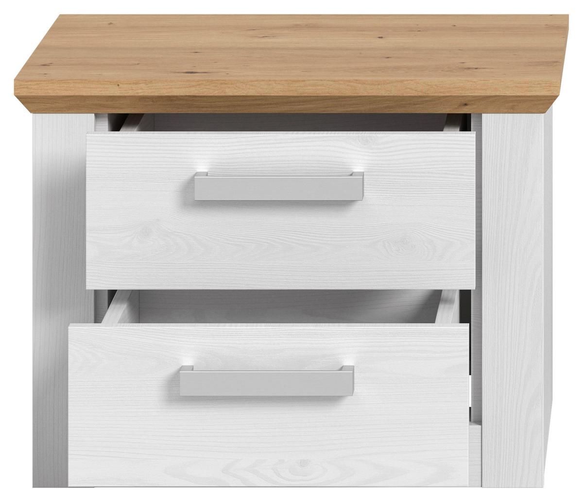 Schlafzimmer VERONA 3-teilig Lärchefarben, Eiche Artisan - Lärchefarben/Eiche Artisan, ROMANTIK / LANDHAUS, Holzwerkstoff - Livetastic