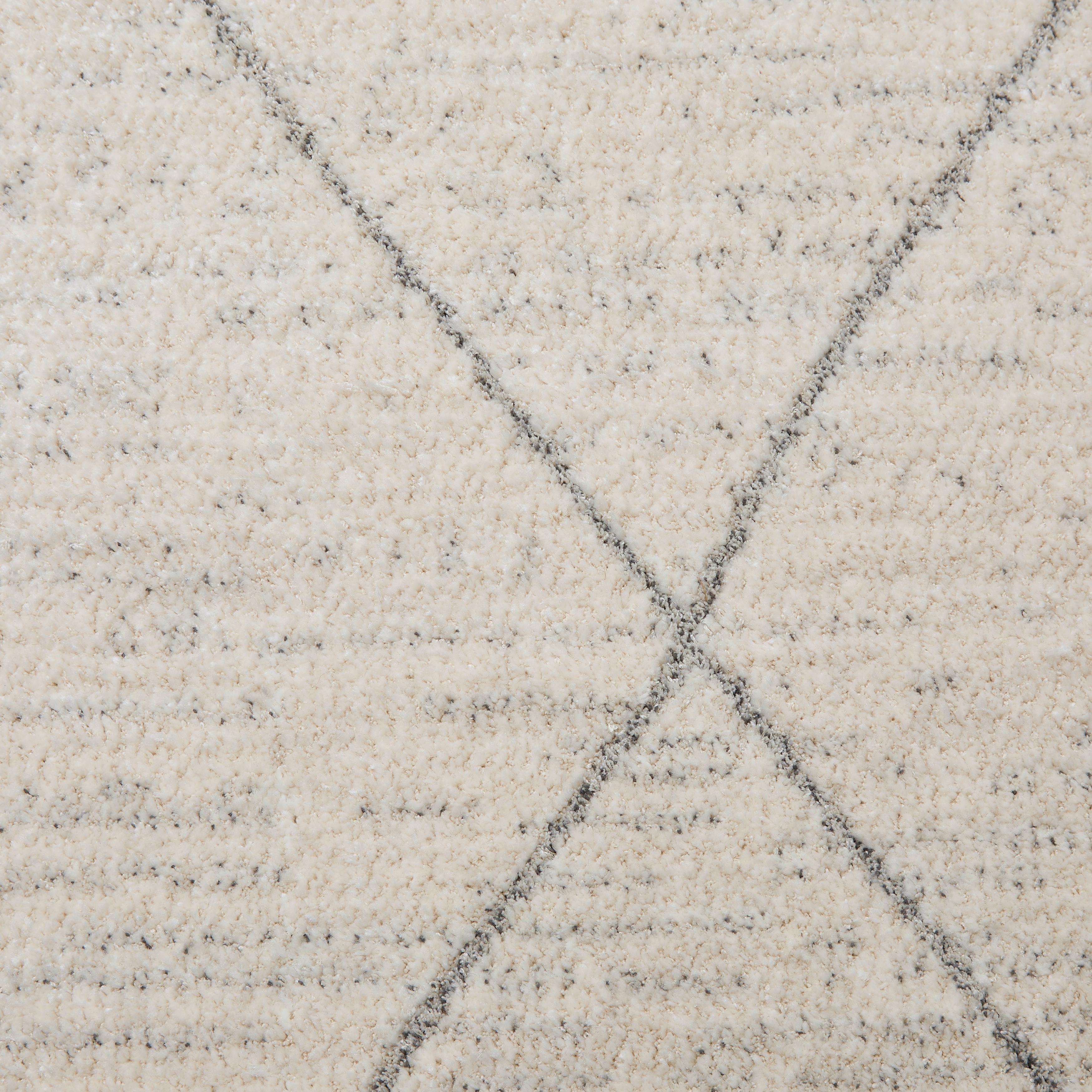 VÄVD MATTA ADJER 1 - ljusgrå/Alabasterfarben, Modern, textil (80/150cm) - Mömax
