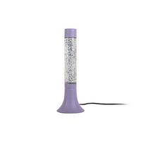 LAMPKA BROKATOWA ASTRO GLITTER - liliowy, Basics (13/13/37.5cm) - Leitmotiv