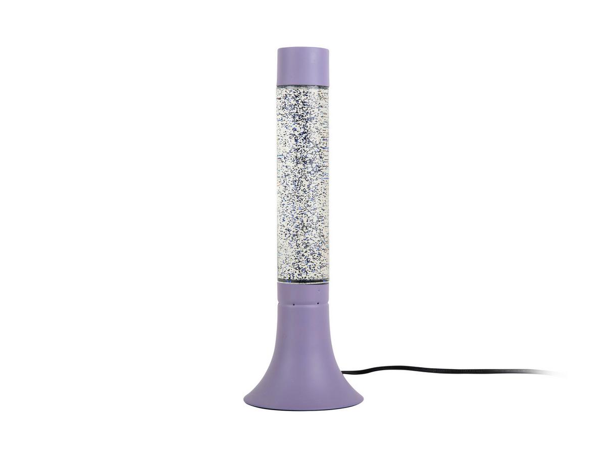 LAMPKA BROKATOWA ASTRO GLITTER - liliowy, Basics (13/13/37.5cm) - Leitmotiv