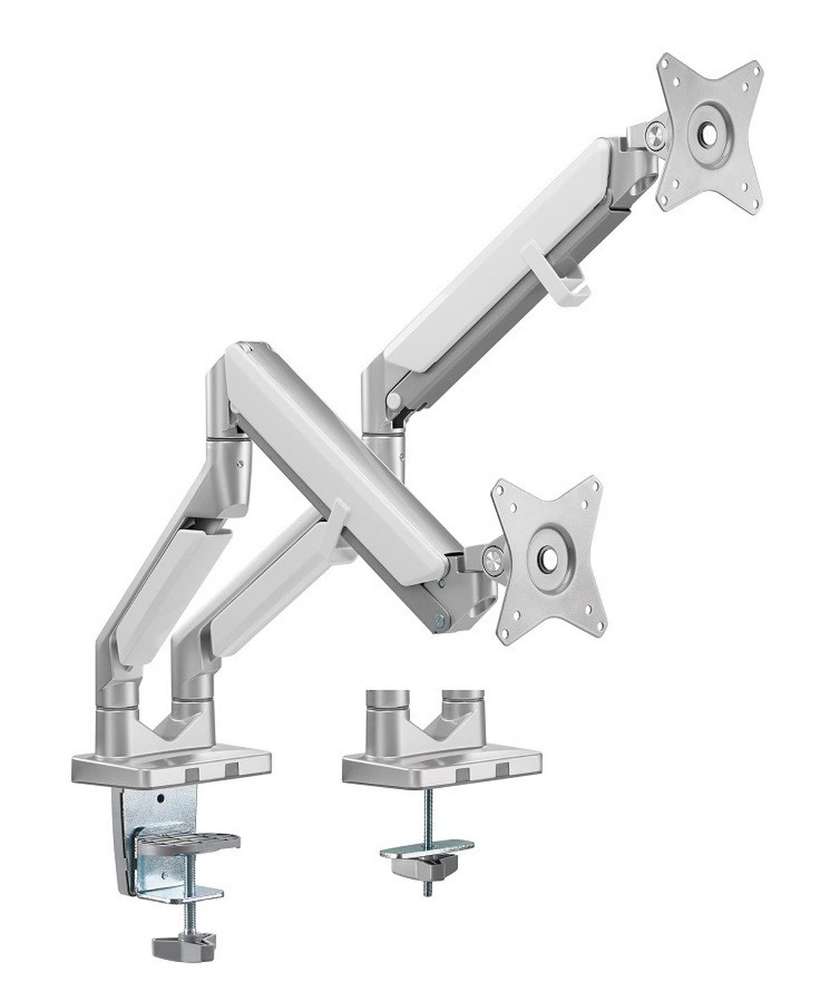 UCHWYT DO MONITORA CLEA 2 - biały/szary, Design, tworzywo sztuczne/metal (110/69,7/11,6cm) - Boxxx