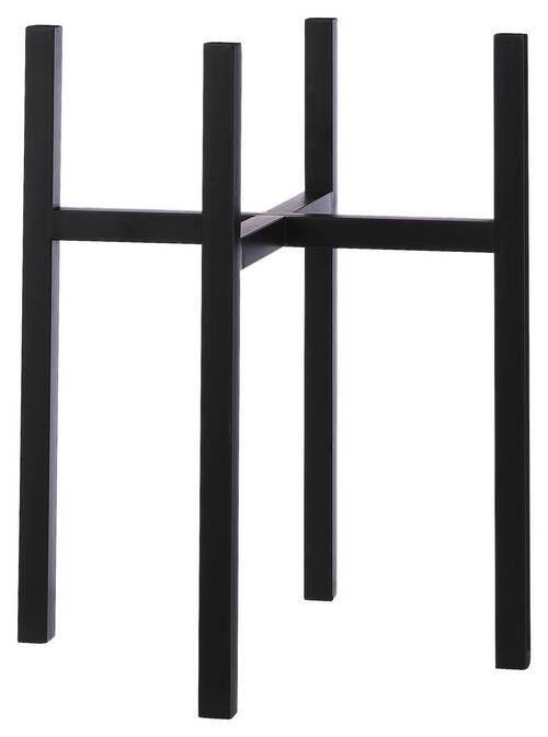 Dekor Állvány Ascot - fekete, Basics, fém (41,5/41,5cm) - Modern Living