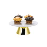 Krožnik Za Torto Cake, Zlata - zlate barve, Basics, kamen/kovina (30cm) - Echtwerk