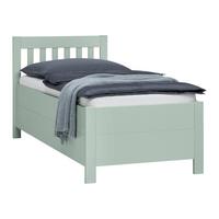 PAT CU SPAțIU DE DEPOZITARE NIZZA - verde gri, Romantik / Landhaus, lemn (90/200cm) - Zandiara