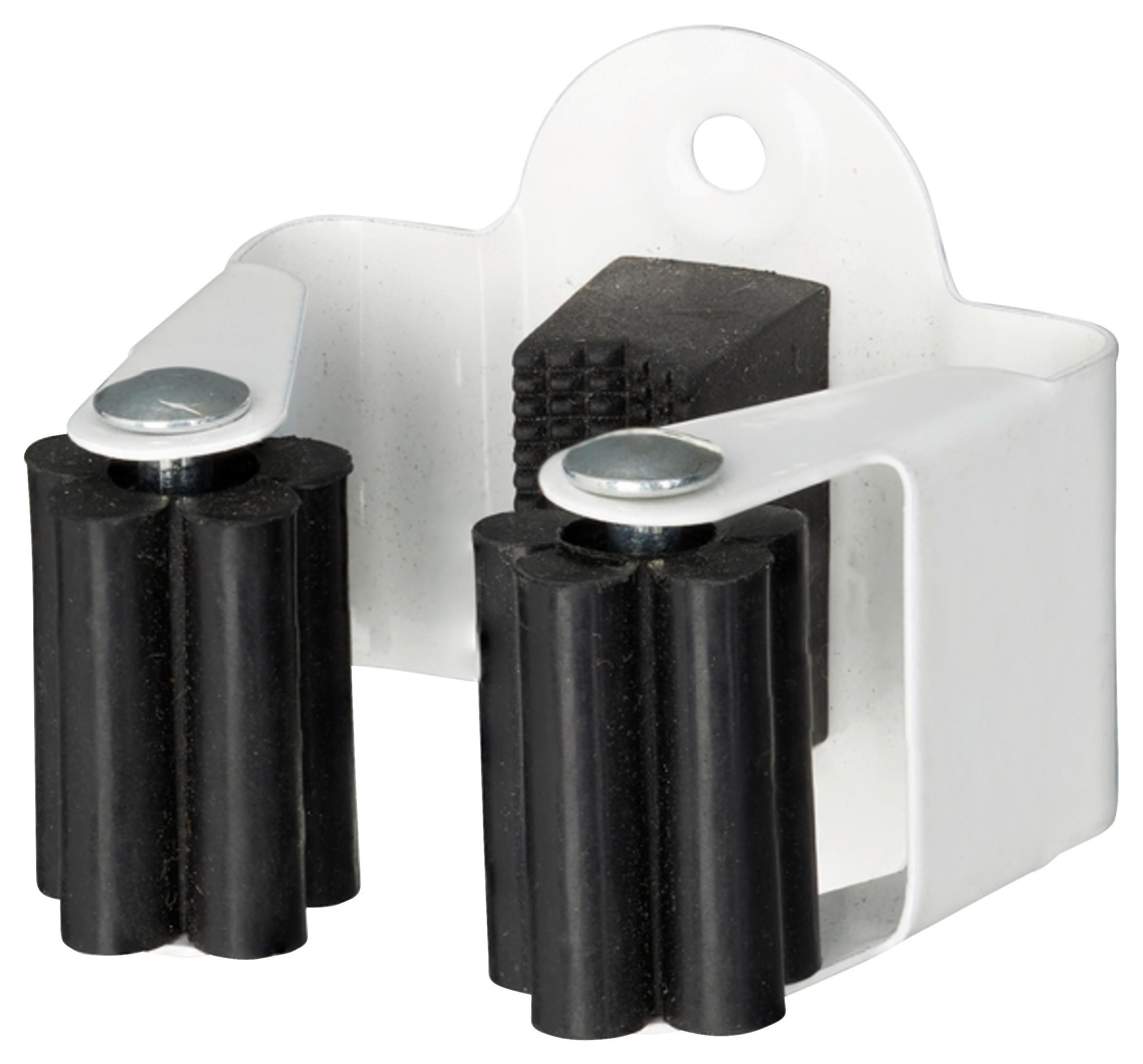 Stenski Nosilec Bele Barve - bela, Konvencionalno, kovina (5/5/4,4cm) - Mömax