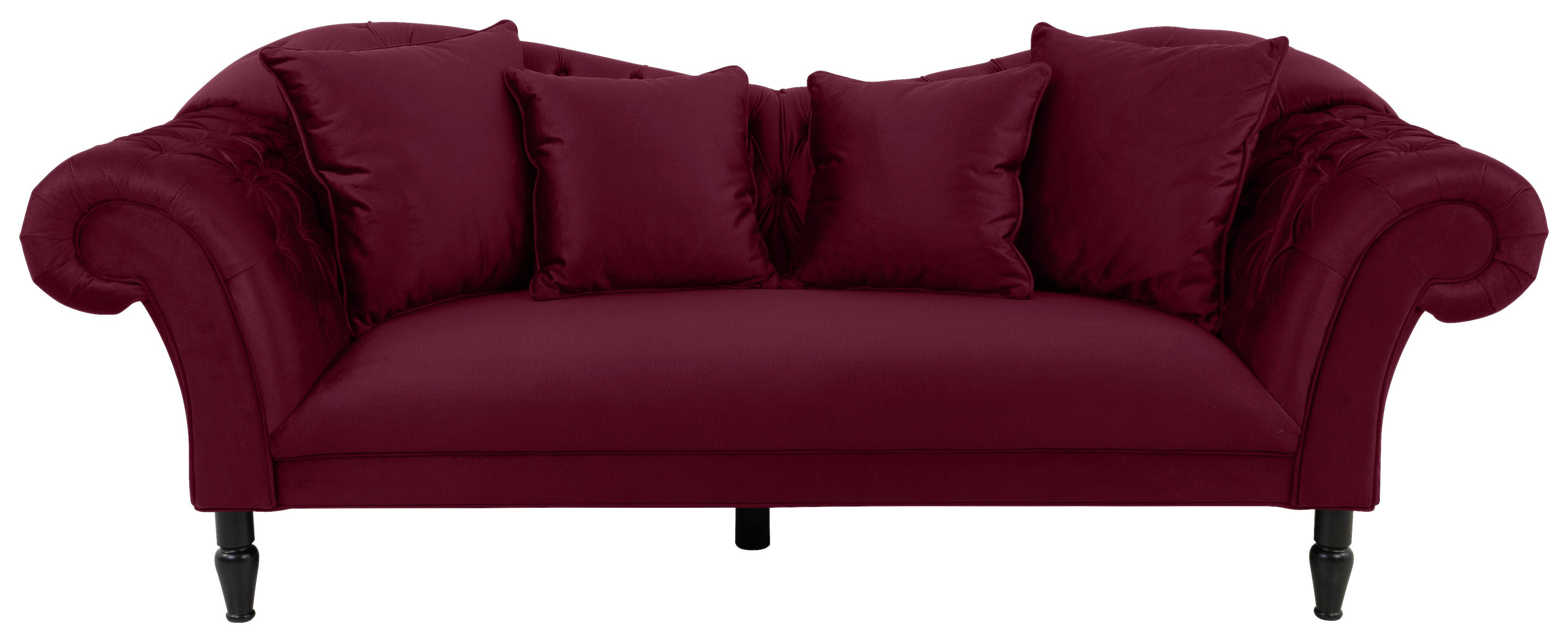 Trosed Cupido, Rdeča - rdeča/črna, Design, tekstil/les (242/91/104cm) - MID.YOU