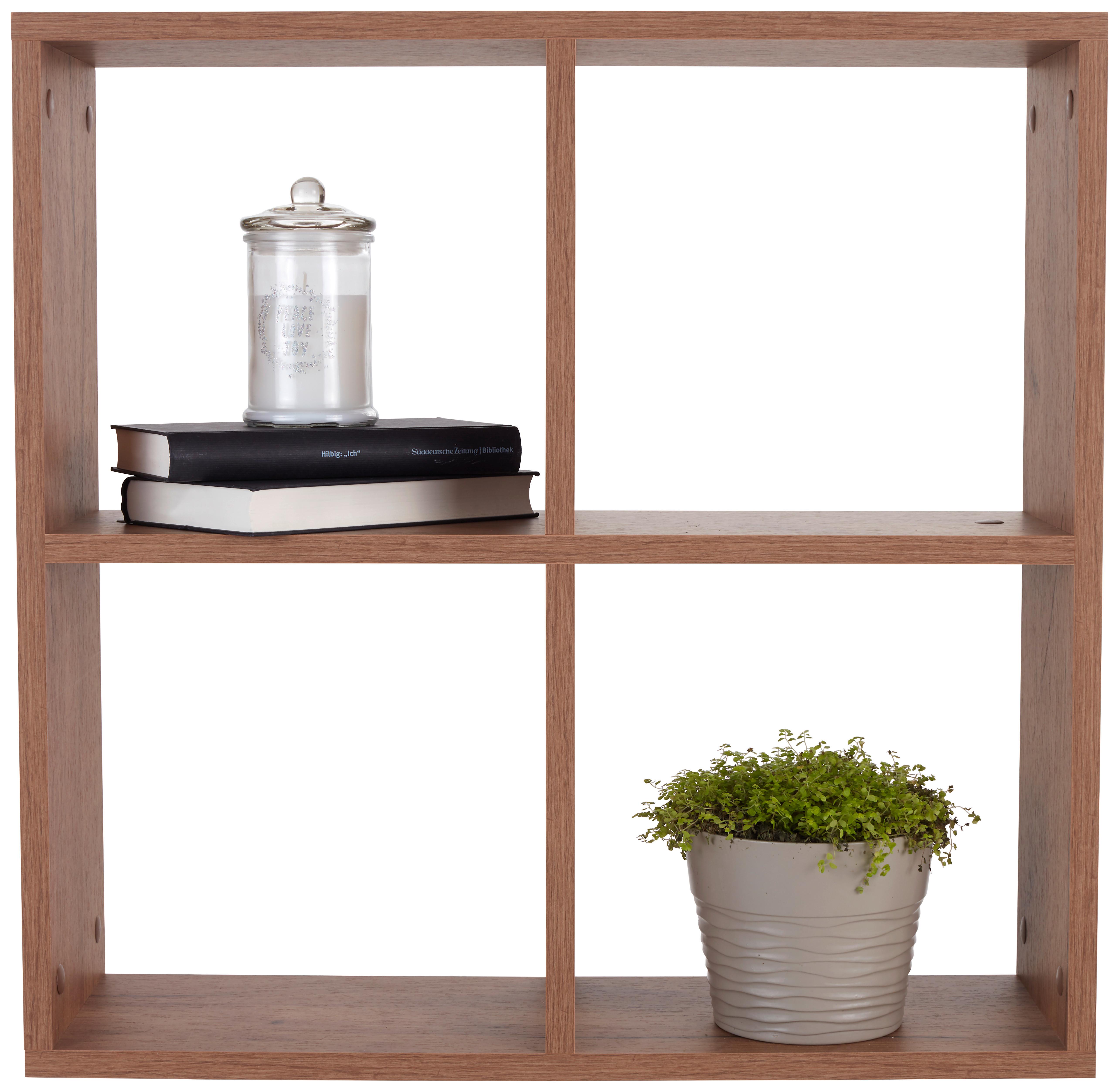 Raft de perete Alex - culoare lemn stejar, Modern, lemn (60/60/18cm) - Best Price
