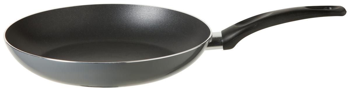 Tigaie Basic 28 cm - argintiu/negru, Konventionell, plastic/metal (28/5cm) - Mömax