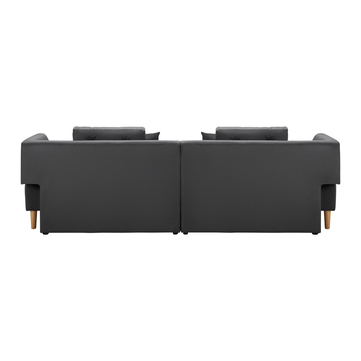 Coltar ELIZA - gri închis, Modern, lemn/textil (260/75/210cm) - Bessagi Home