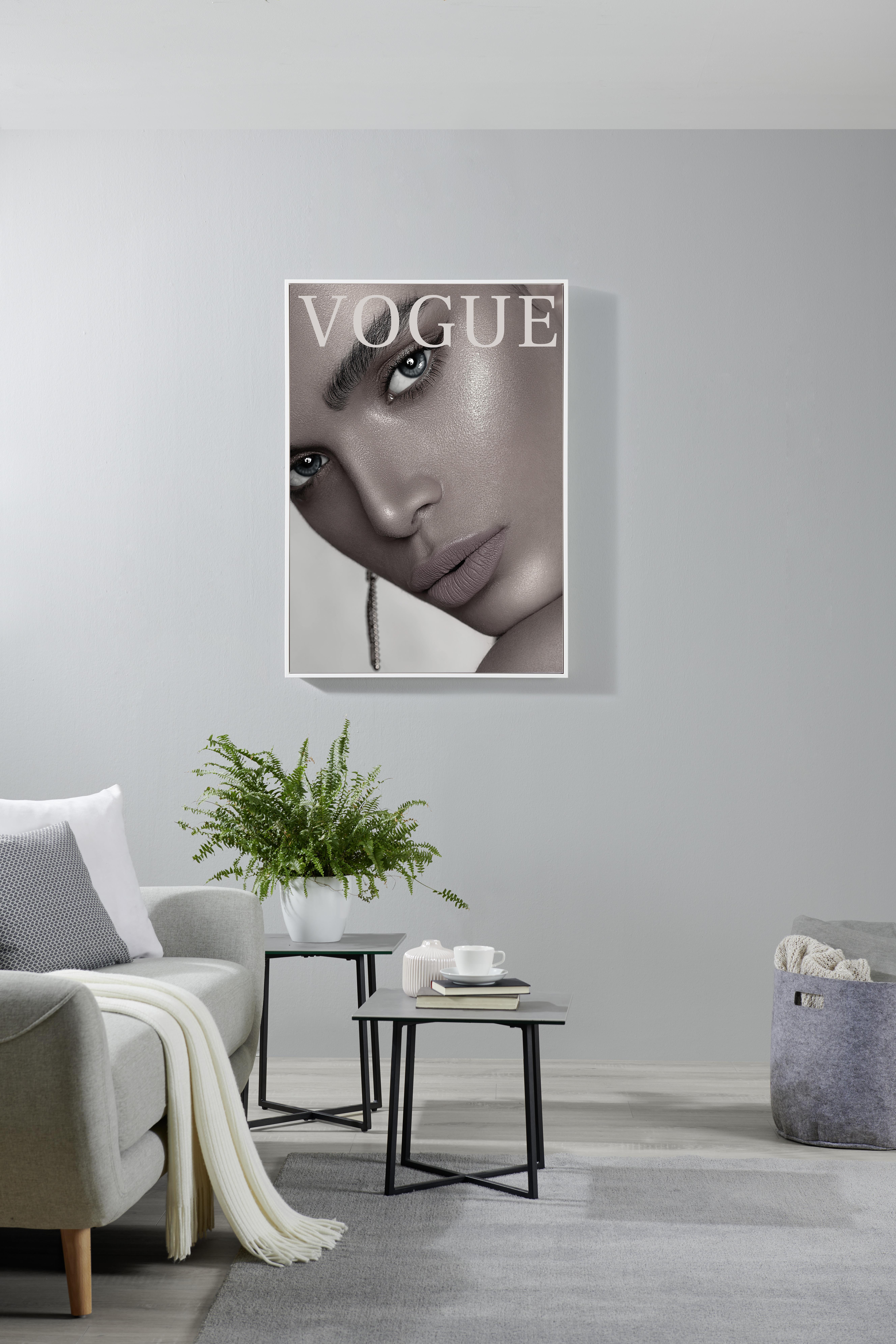 Keilrahmenbild Canvas in Multicolor - Multicolor/Weiß, Basics, Holzwerkstoff/Kunststoff (60/90/2,5cm) - Modern Living