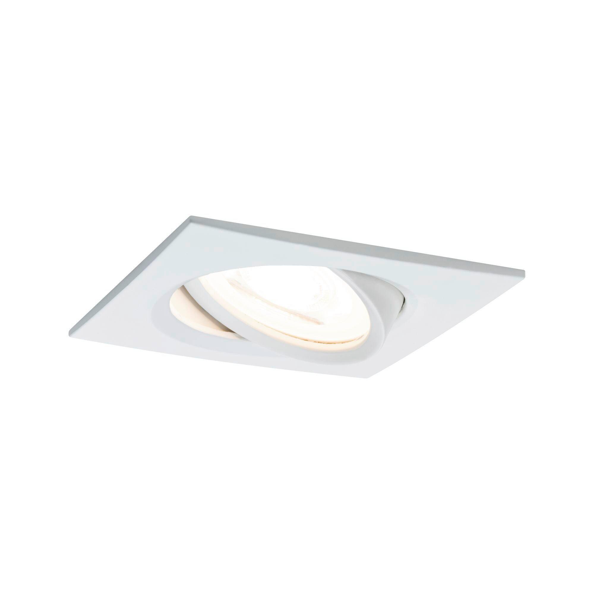 LED-Deckenleuchte Nova in Weiß max. 6,5 Watt - Weiß, Basics, Metall (8,4/8,4cm) - Paulmann