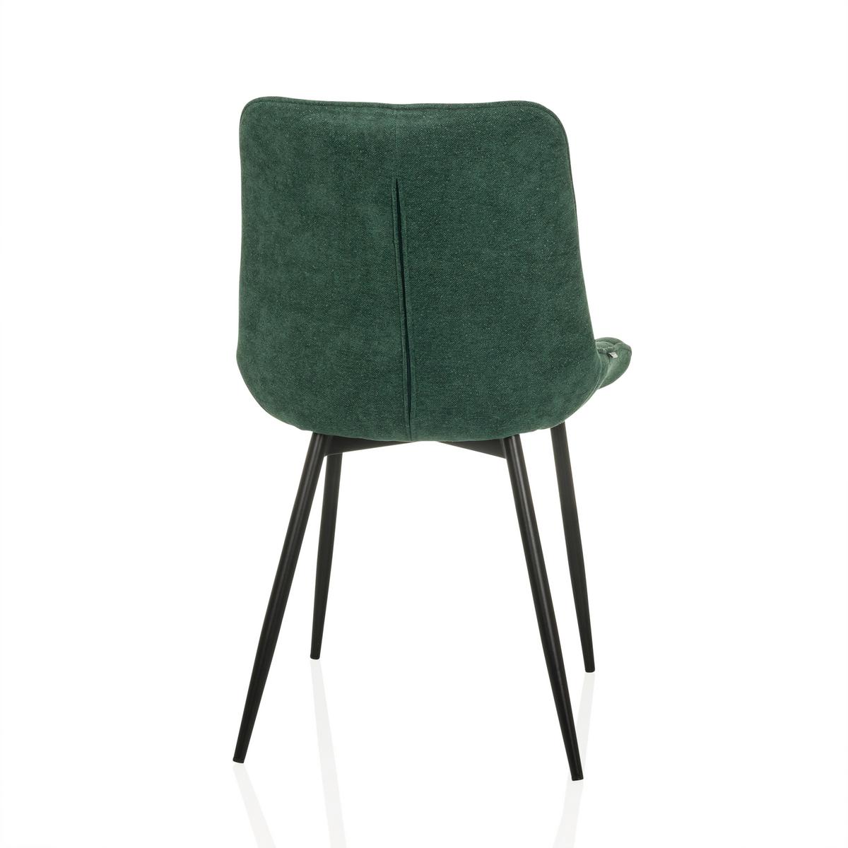 Stol Elaris, Barva Petroleja - barve petroleja/črna, Moderno, umetna masa/tekstil (55/88/61cm) - MID.YOU