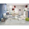 Eckbank in Grau - Chromfarben/Grau, MODERN, Textil/Metall (208/170cm) - PREMIUM LIVING