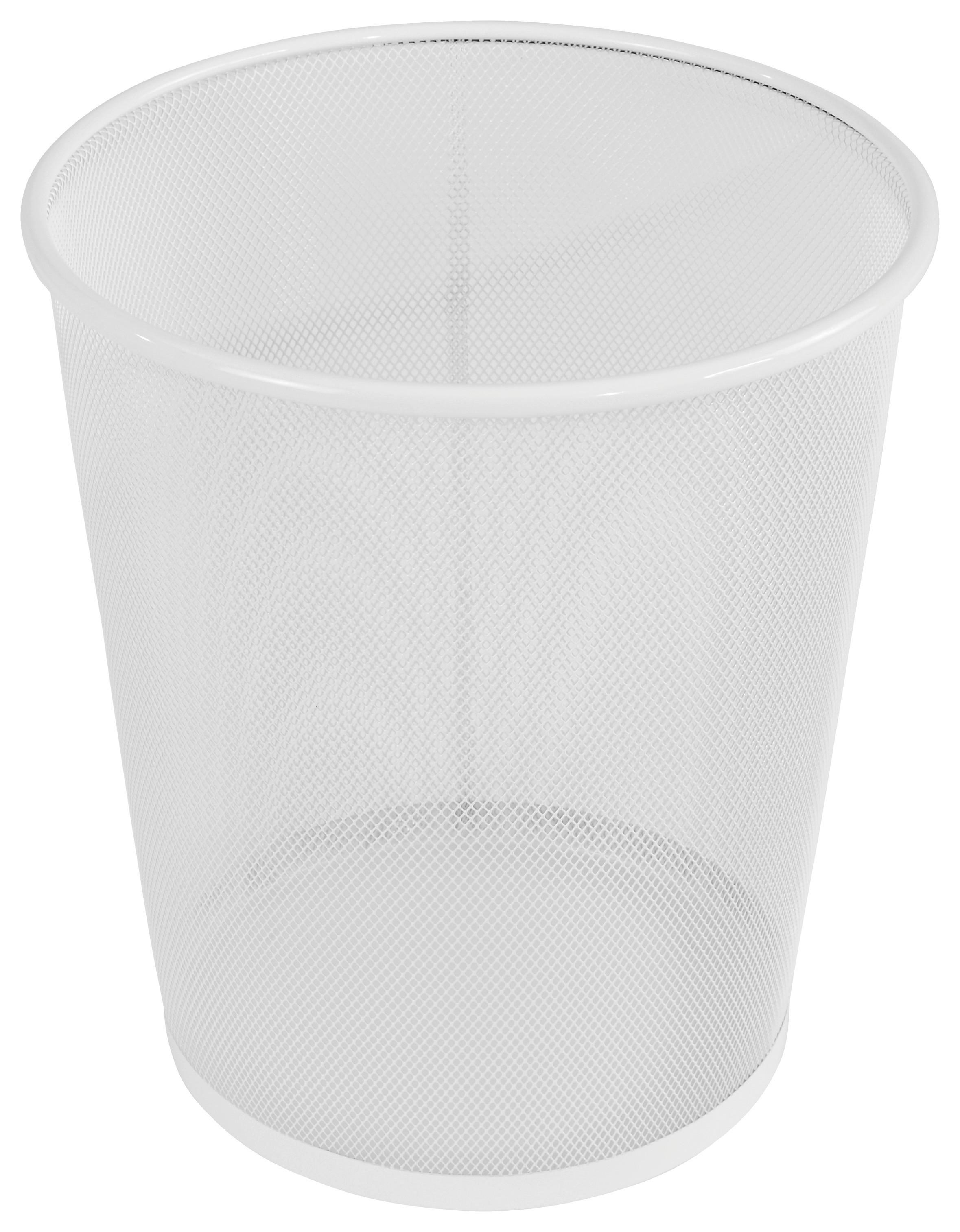 Kanta Za Papir Mesh - bela, Moderno, metal (30,5/34,5cm) - Modern Living