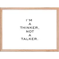 Bild Image ca. 30x40cm - Hellbraun/Schwarz, Holzwerkstoff/Papier (40/30cm) - Modern Living