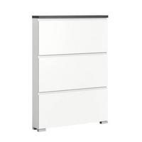 Omara Za Čevlje Shoelove, Z Loputami, Bela, Siva - srebrne barve/siva, Moderno (95/133/18cm)