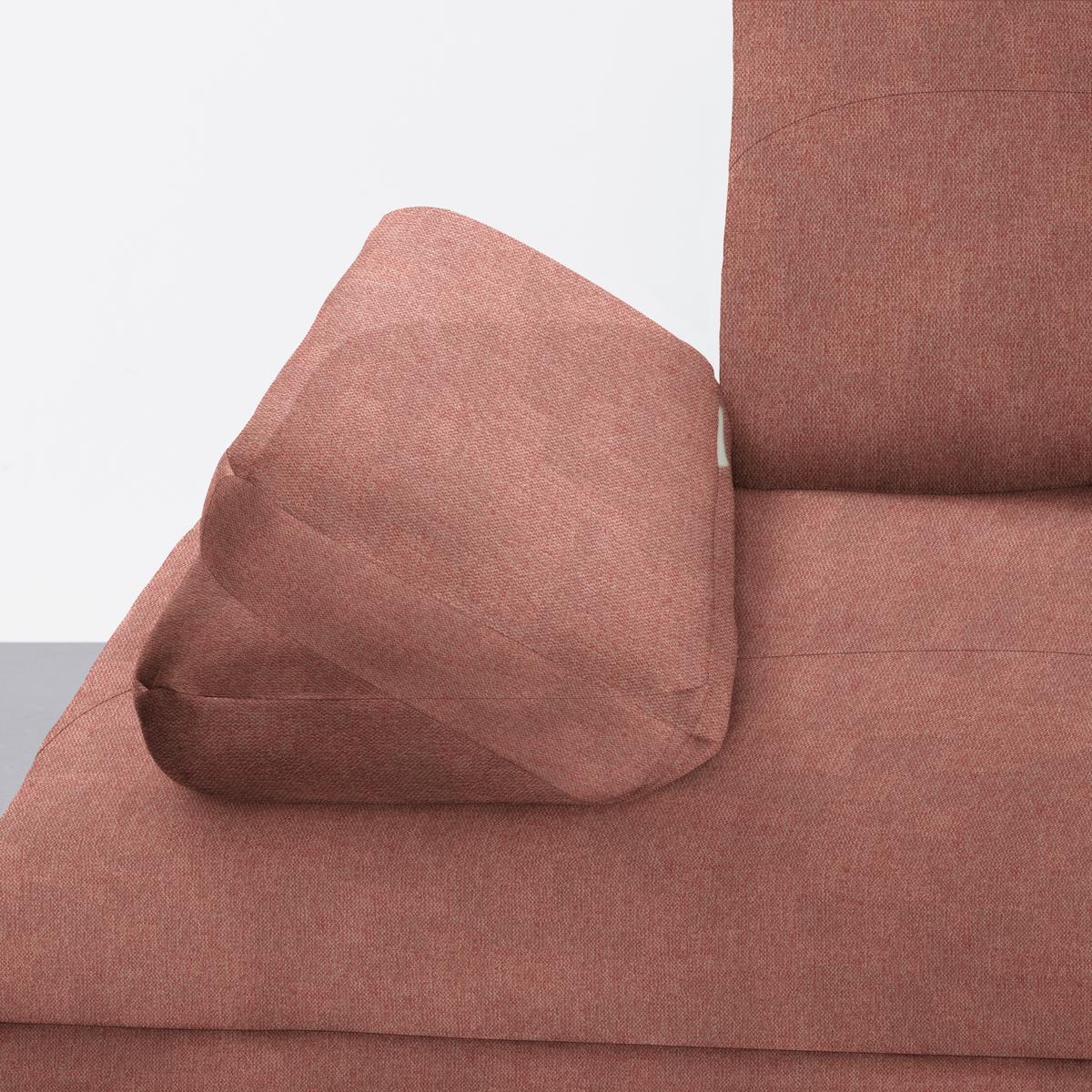 Wohnlandschaft Trendy Altrosa - Schwarz/Altrosa, Modern, Holzwerkstoff/Textil (250/93/310cm) - Premium Living