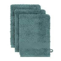 Waschlappen Silke Mintgrün ca. 15x21cm 3er Set - Mintgrün, Textil (15/21cm)