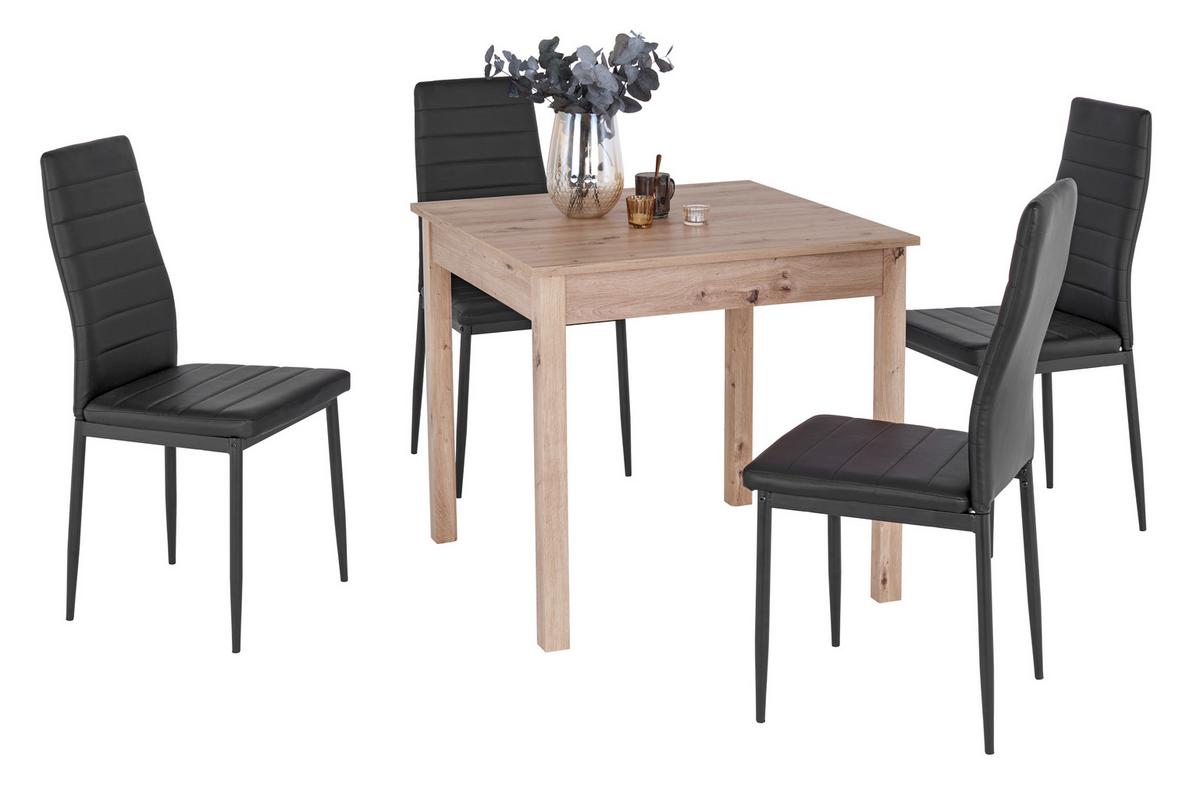 Stol Za Blagovaonicu Brick 80 - hrast Artisan, Konvencionalno, drvni materijal (80/76/80cm)