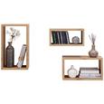 Wandregalset Eichefarben - Eichefarben, MODERN, Wellpappe (45/27/15,5cm) - Mömax modern living Wandregalset Eichefarben - Eichefarben, MODERN, Wellpappe (45/27/15,5cm) - Mömax modern living