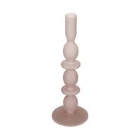 Stabkerzenhalter Molume Pink - Pink, LIFESTYLE, Glas (9/26.5cm)
