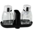 Salz- und Pfefferstreuer Salz & Pfeffer - Silbereichenfarben, KONVENTIONELL, Glas/Kunststoff (8cm) - Fackelmann Salz- und Pfefferstreuer Salz & Pfeffer - Silbereichenfarben, KONVENTIONELL, Glas/Kunststoff (8cm) - Fackelmann