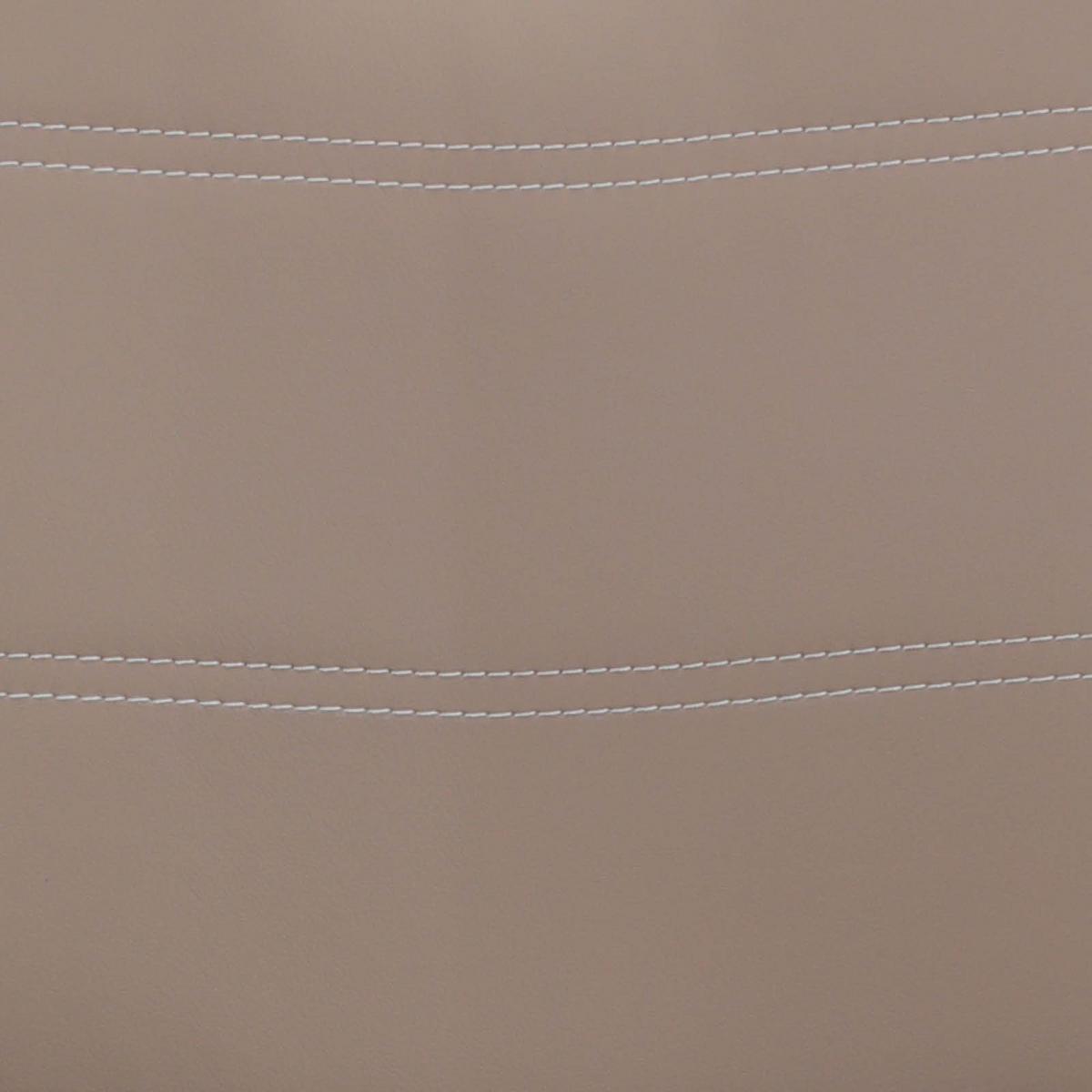 Barhocker-Set Miranda Cappuccino - Chromfarben/Weiß, MODERN, Textil/Metall (38/97-119/50cm) - MID.YOU