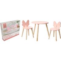 Gyerekasztalszett Kids Collection - pink, Design, fa