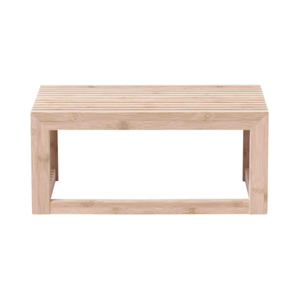 Wandgarderobe Rib Regal - Naturfarben, Design, Holz (45/20/27cm) - MID.YOU