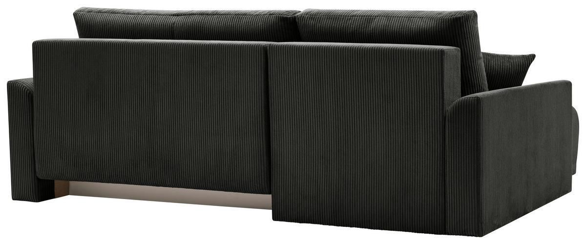 Kutna Garnitura Kim - crna, Moderno, drvo (233/146cm) - Modern Living