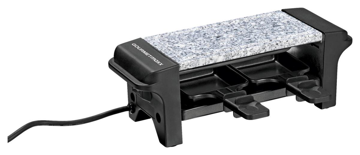 Raclette-Grill Gourmetmaxx Schwarz max. 350 Watt - Schwarz, MODERN (31/10,5/11cm)