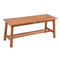 GARTENBANK BANK SANTA CLARA - Braun, MODERN, Holz (35/42/100cm) - Gardenson
