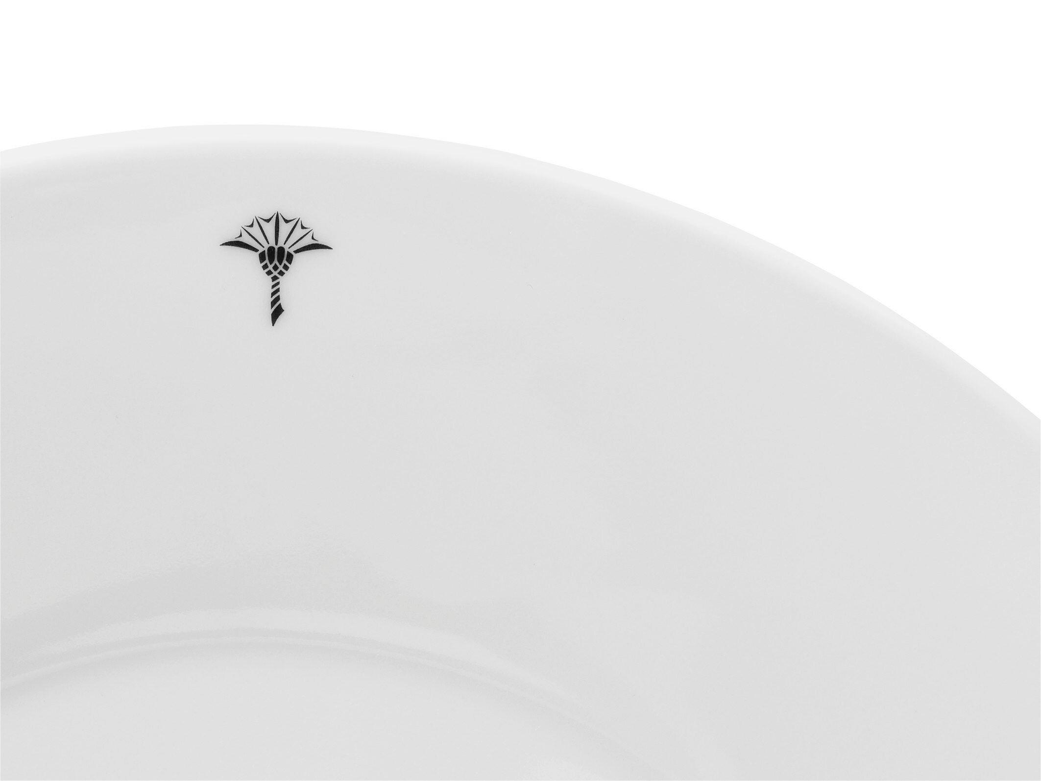 KOMPLET TALERZY OBIADOWYCH 13885-522007-28655 JOOP! - biały, Design, ceramika (28cm) - Joop!