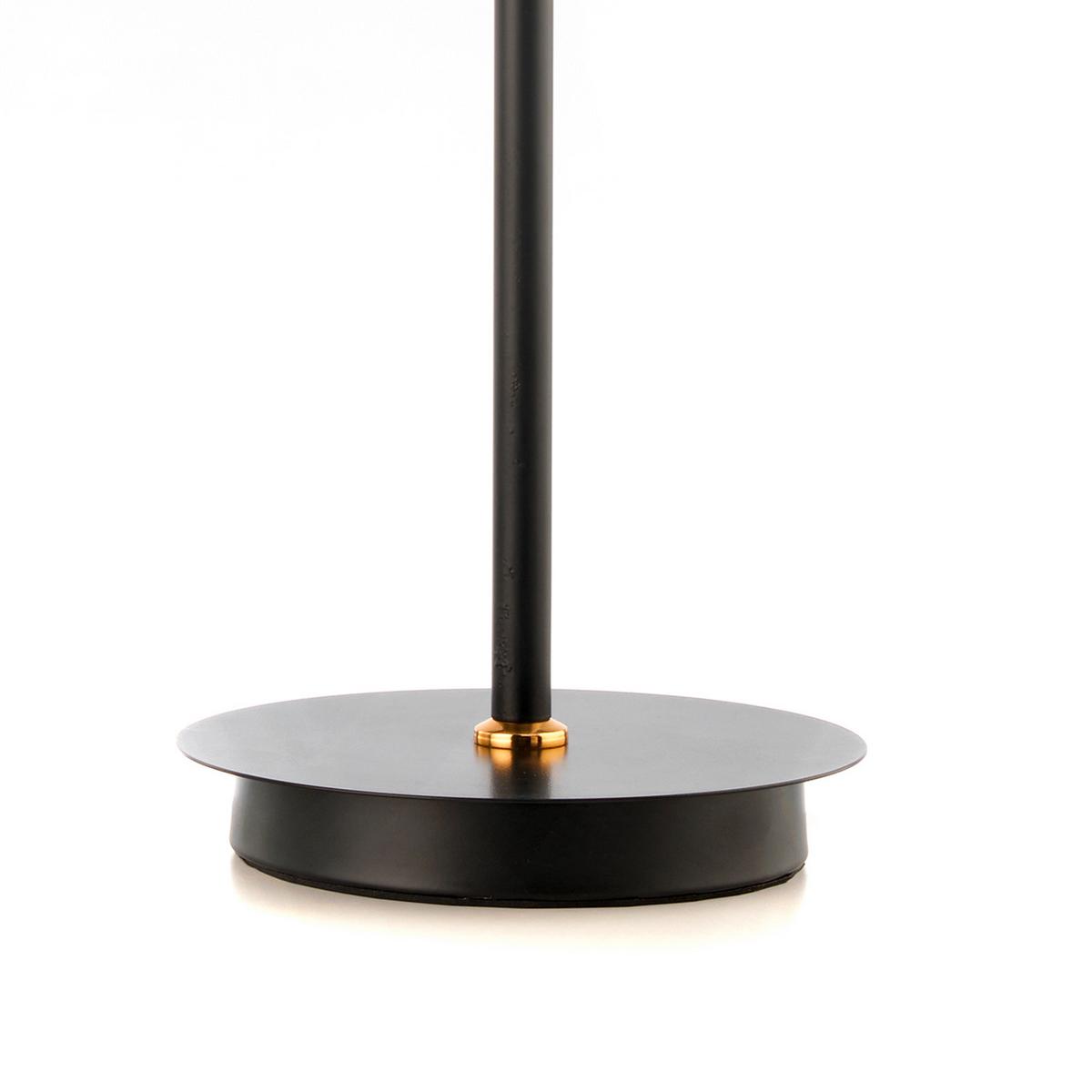 Tischleuchte Taka Schwarz max. 22 Watt - Schwarz, Design, Metall (21/21/45cm)