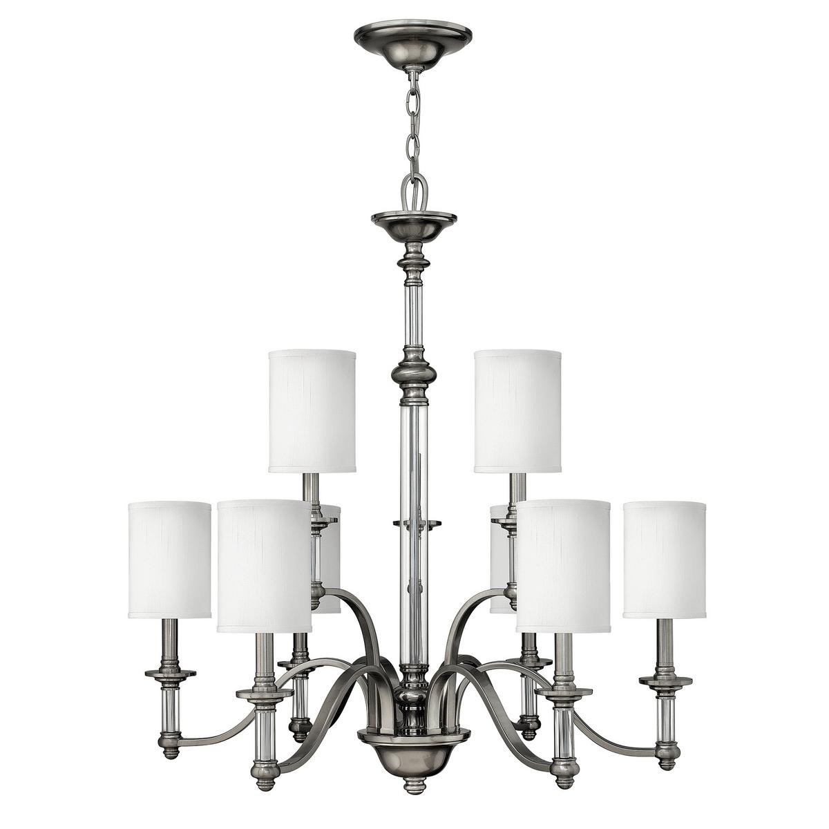 Luster Sussex - boje nikla, Lifestyle, staklo/metal (81.3/99cm) - Elstead Lighting